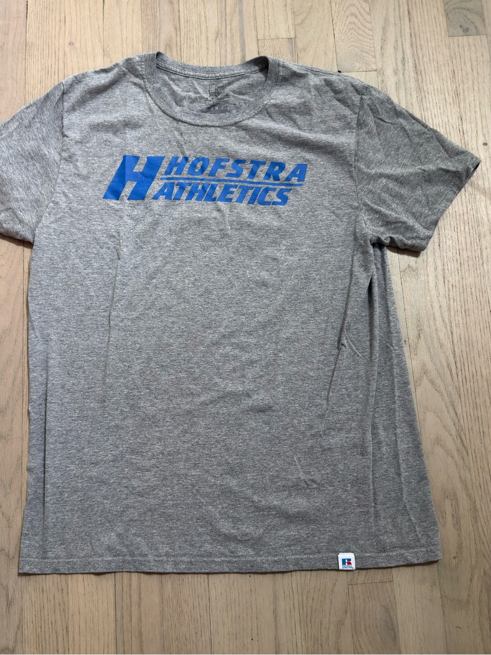 Hofstra Athletics Collegiate Gray Graphic Tee L unisex